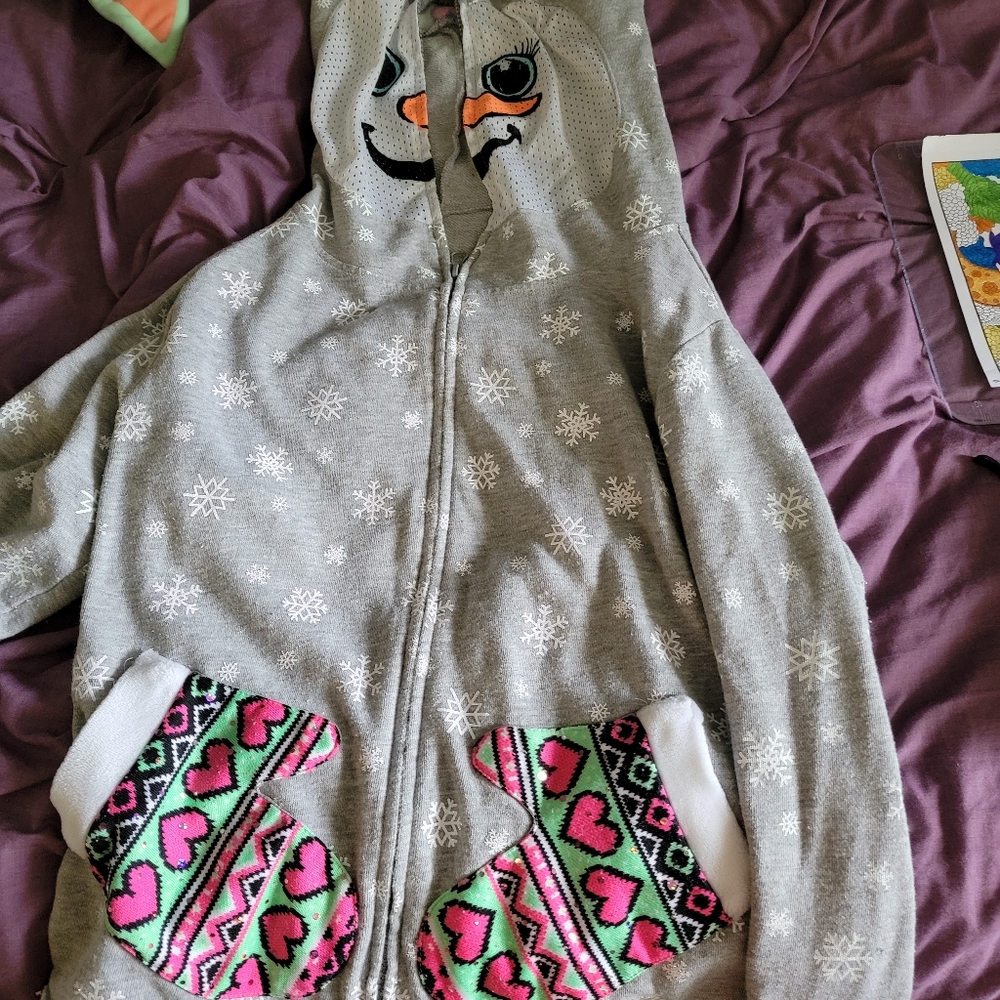 Justice snowman jacket